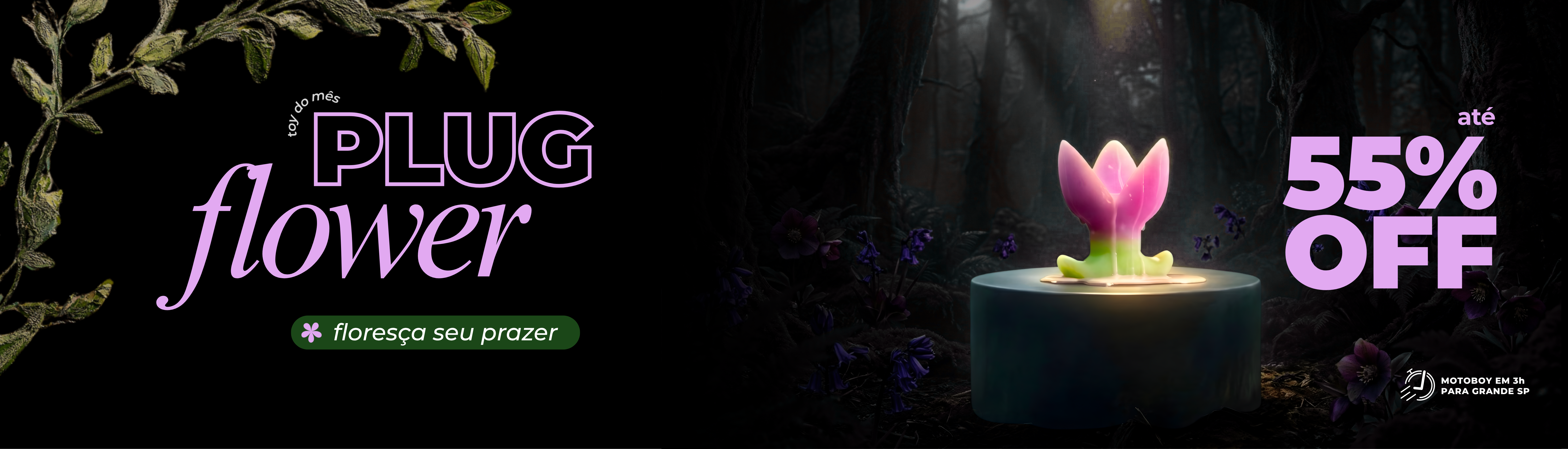 Banner Flowers como Toy do mês de Abril 