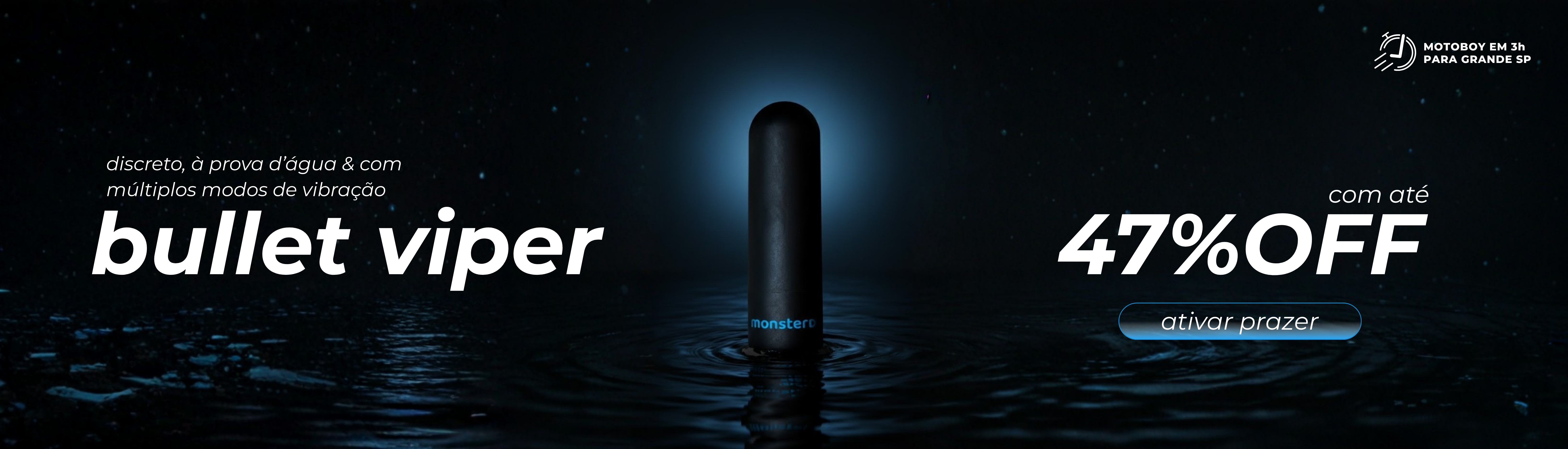 Vibrador bullet viper promo MonsterD
